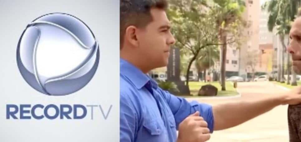 Record mostrou a triste situação de um ex-ator da Globo que se viu obrigado a morar nas ruas: "Expulsão" (Foto: Reprodução / Record TV)