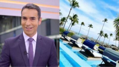 Imagem do post Ausente da Globo, César Tralli teve estadia em resort luxuoso divulgada e com preço absurdo vazado