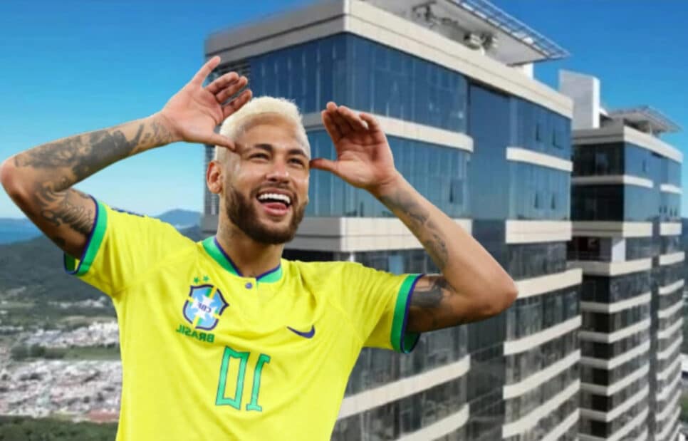 Prédio mais luxuoso do mundo, caríssimo e com vista para o mar: A extraordinária cobertura de Neymar Jr (Foto: Reprodução / Internet / Montagem HoraDoBenefício)