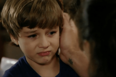 Filho de Grazi Massafera na Globo mudou e beleza surpreendeu (Foto: Reprodução)