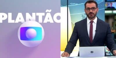 Plantão da Globo interrompeu a programação (Foto: Reprodução)