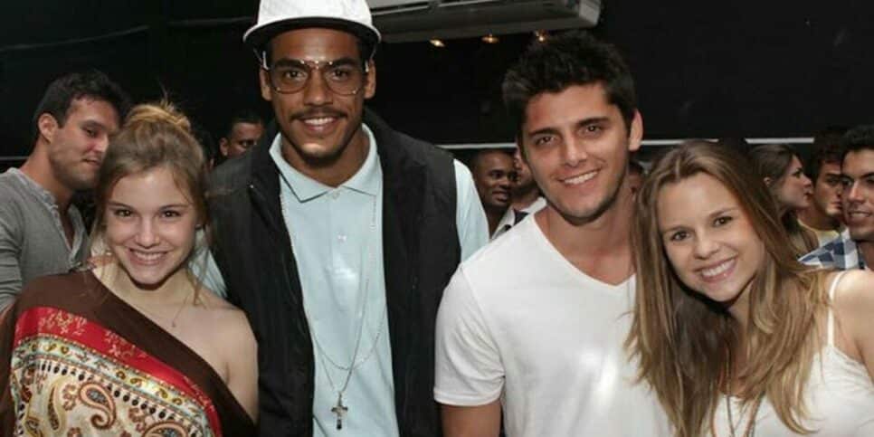 Alice Weggman, Marcelo Mello, Bruno Gissoni E Daniela Carvalho, elenco de "Malhação" (Foto Reprodução/Internet)
