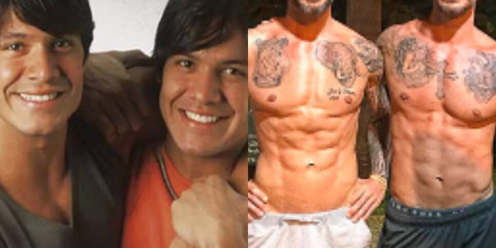 Lembra deles? O desfecho dos galãs do SBT, Flávio e Gustavo (Foto: Montagem HoraDoBenefício)