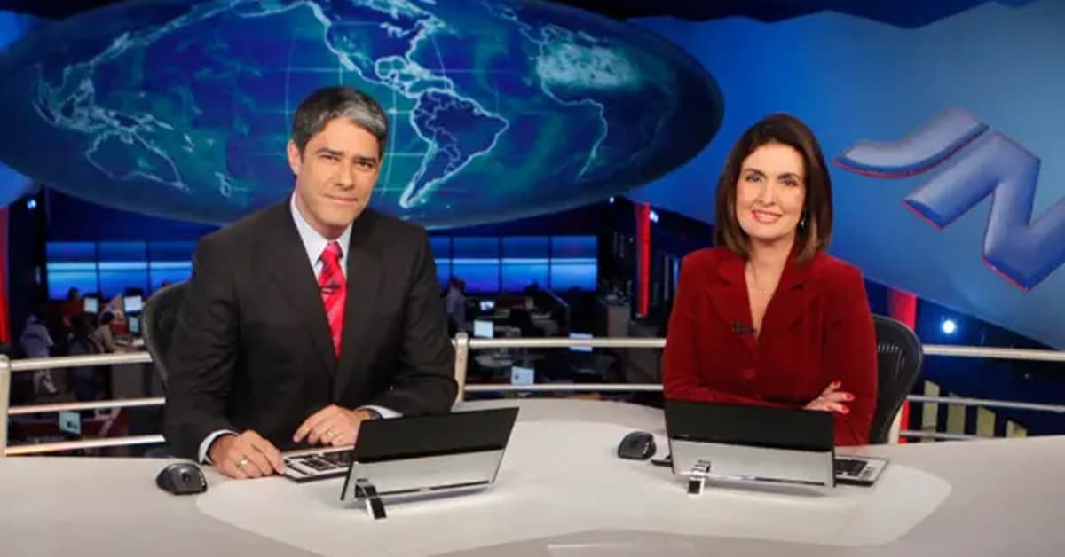 William Bonner e Fátima Bernardes estiveram anos à frente da bancada do Jornal Nacional