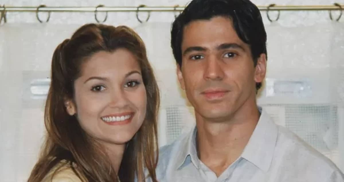 Leonardo Brício e Flávia Alessandra atuaram juntos (Foto: Reprodução)