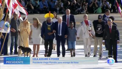 Posse de Lula registra boa audiência para a Globo (Foto: Reprodução)