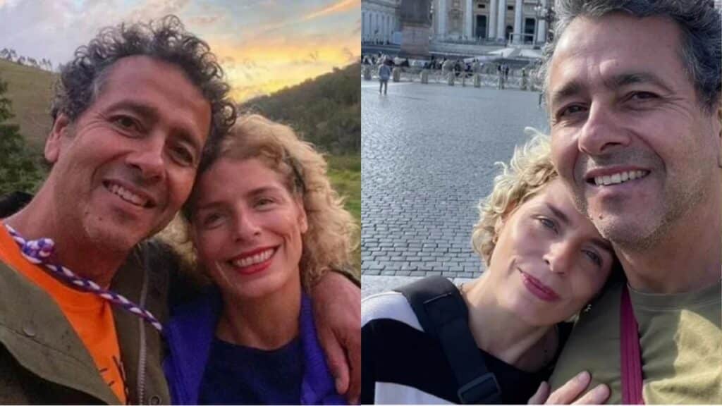 Marcos Palmeira e Gabriela Gastal (Fotos: Reprodução/ Instagram)