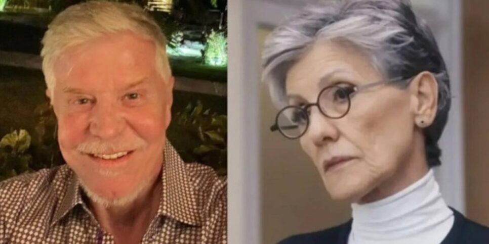 Miguel Falabella e Cássia Kis (Foto: Reprodução)