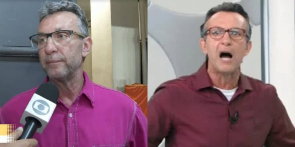 Neto aparece vai ao ar na Globo e na Band ao mesmo tempo (Foto: Montagem HoraDoBenefício)