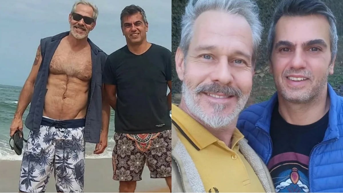 Jeff Lattari é casado com o ex-galã da Globo há 26 anos (Fotos: Reprodução/ Instagram)