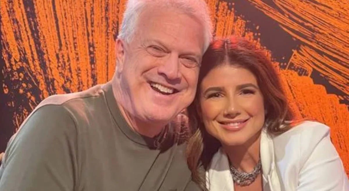 Pedro Bial e a cantora sertaneja 