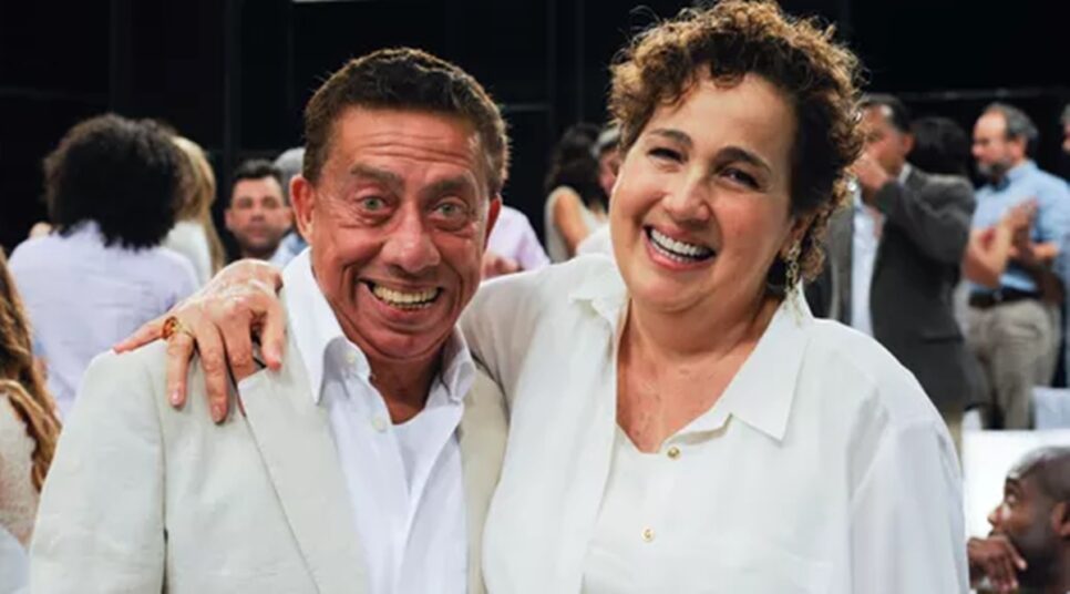 Paulo Silvino e Claudia Jimenez