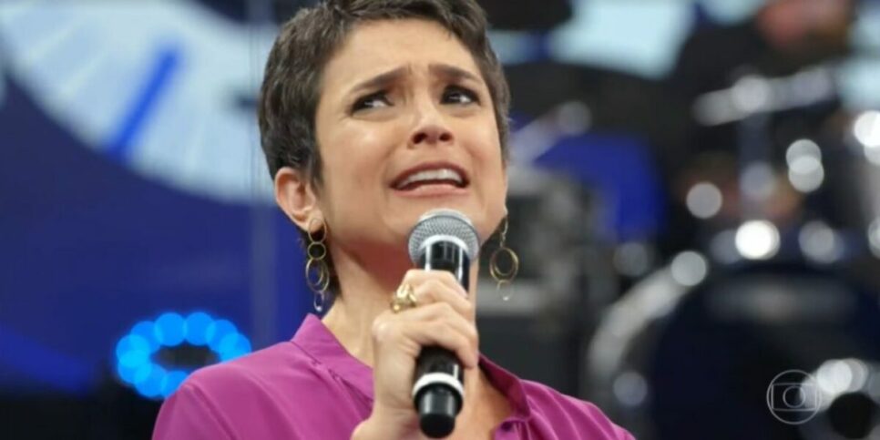 Sandra Annenberg caiu no choro durante o "Altas Horas" e agora nós sabemos o porquê: "Não aguentei"