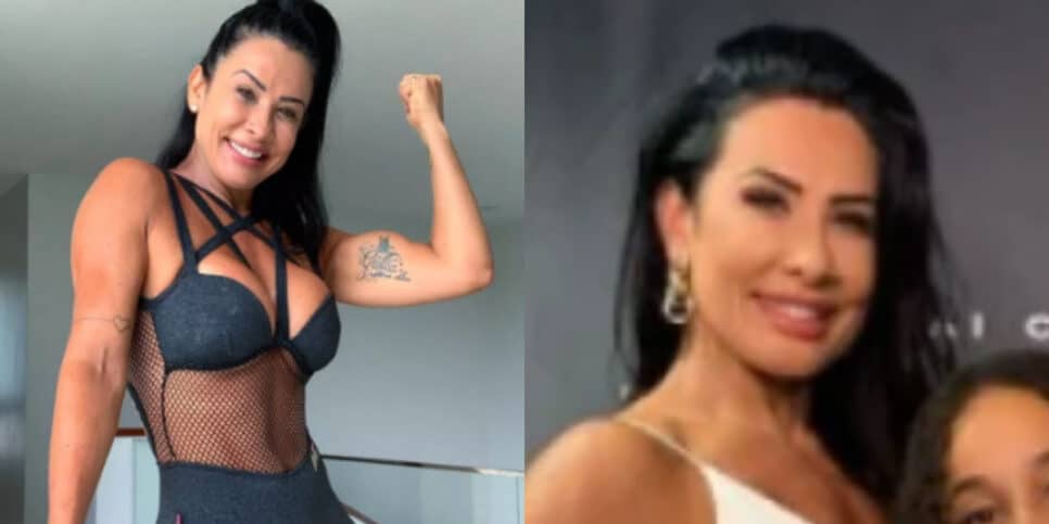 Filha de Scheila Carvalho de 11 anos é igual a mãe e fotos provam (Foto: Montagem HoraDoBenefício)