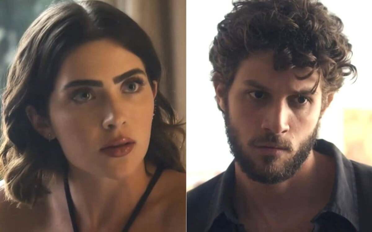 Chiara (Jade Picon) e Ari (Chay Suede) em Travessia da Rede Globo