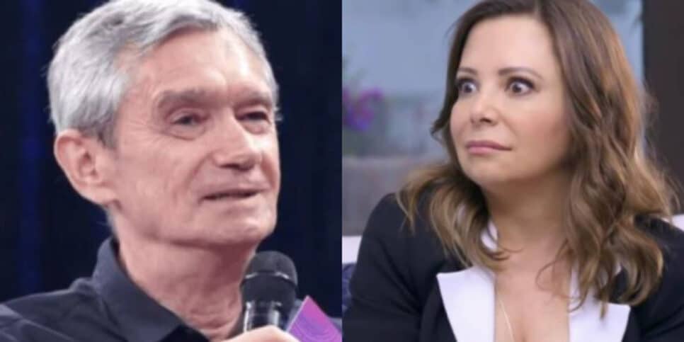 Serginho Groisman não se conteve e expôs o que sente sobre a mãe da Sandy: "Eu nunca vi"