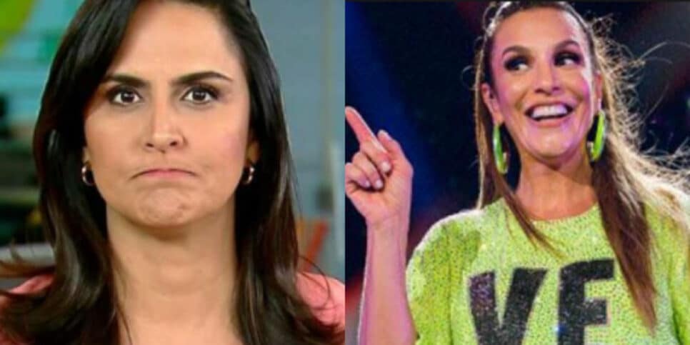 Isso que Carla Cecato disse fez Ivete Sangalo ficar contra a parede: "Como faz num caso desse?"