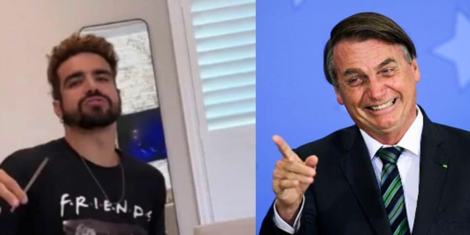 Na Flórida, Caio Castro faz festa com banquete digno de cinema para Bolsonaro