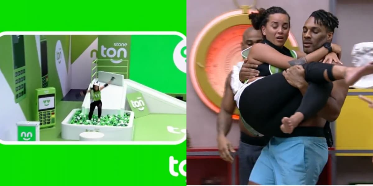 BBB23: Domitila sofre acidente durante a prova do líder e sai de ambulância da casa (Imagem Reprodução Gshow)