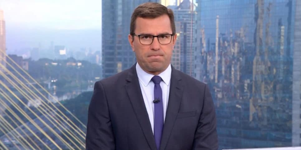 Rodrigo Bocardi mostrou todo o seu talento ao vivo no Bom Dia São Paulo (Imagem Reprodução Gshow)