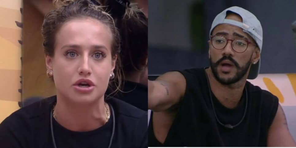 BBB23: Bruna e Ricardo brigam feio durante ação no programa (Imagem Reprodução Globo)