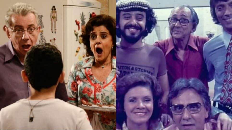 A Grande Família em ambas versões