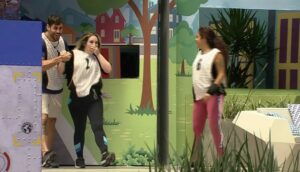 A dupla Amanda e Cara de Sapato são os vencedores da Prova do Anjo BBB23 (Foto: Reprodução / Globoplay)