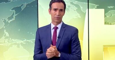 Imagem do post César Tralli quebrou protocolos na Globo ao abrir o coração ao vivo em meio a lágrimas: “Vocês que fazem isso”