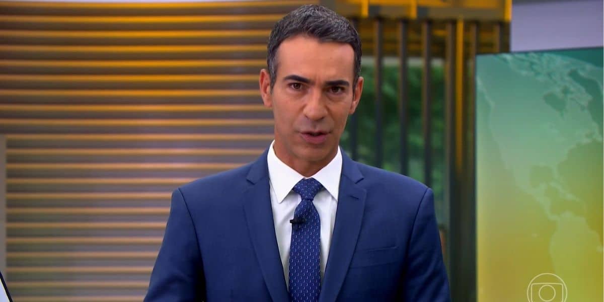 Cesar Tralli, âncora do Jornal Hoje, falou sobre feriado de 3 dias (Foto Reprodução)