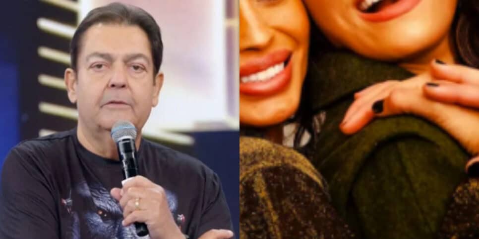 Apresentadora da Band entregou namoro com bailarina do Faustão (Foto: Montagem HoraDoBenefício)