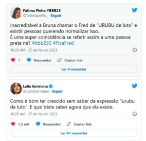 Internautas criticaram Bruna Griphao (Foto: Reprodução / Twitter)