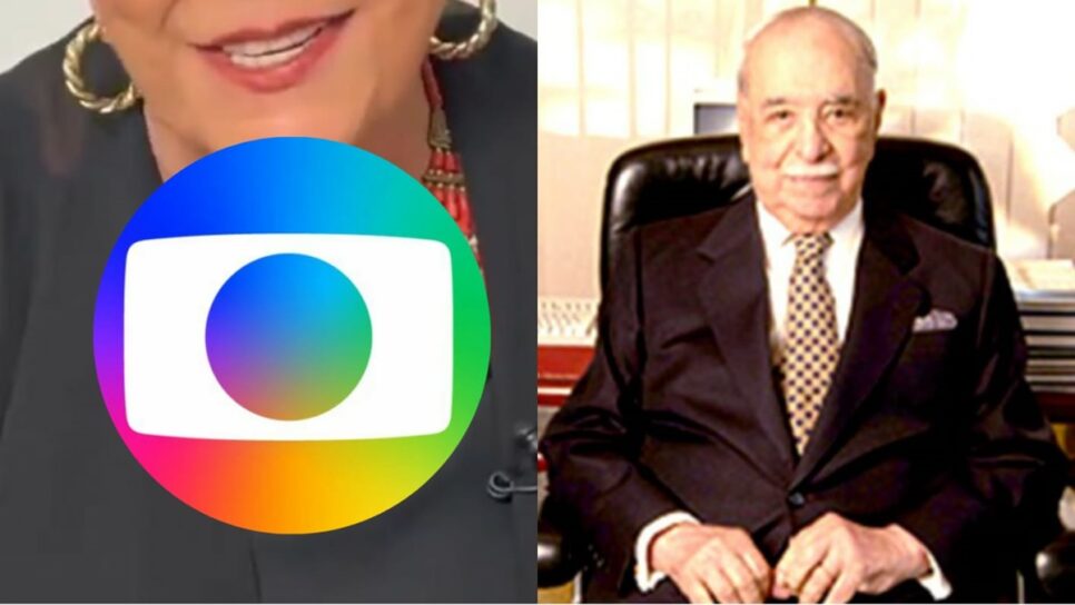 Ex-apresentadora e Roberto Marinho