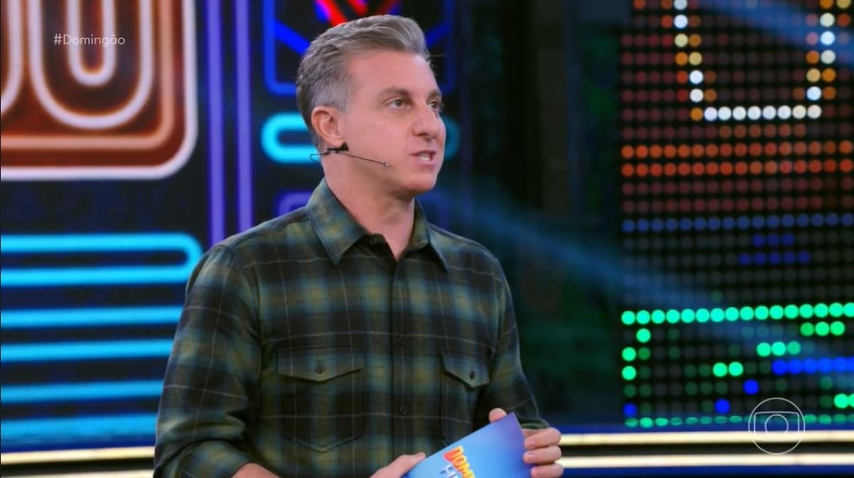 Luciano Huck no Domingão (Foto: Reprodução/Globo)