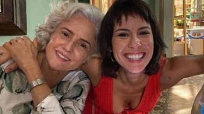 Marieta Severo e Andréia Horta (Foto: Reprodução/ Bastidores Um Lugar ao Sol)