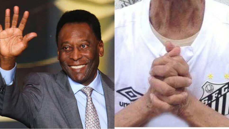 Pelé e sua mãe