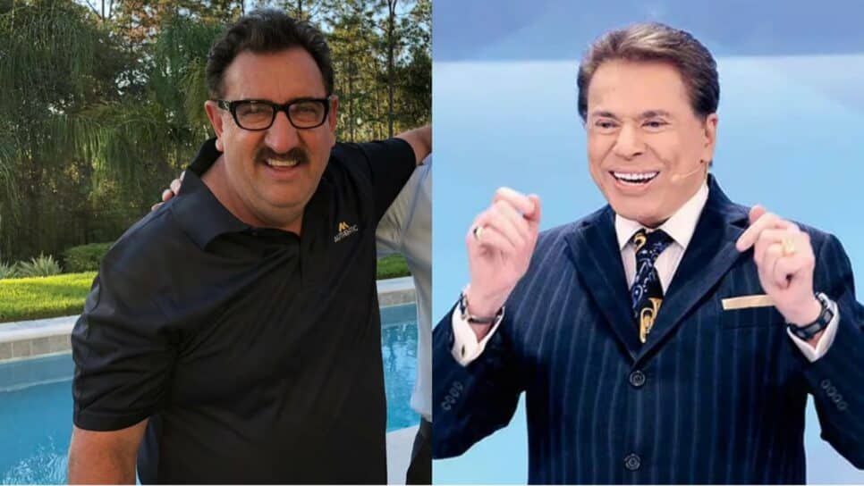 Ratinho e Silvio Santos