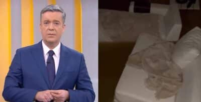 Roberto Kovalick mostrou momentos de tensão após enfrentar inundação (Foto: Reprodução)