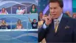 Silvio Santos e sua antiga trupe do Jogo dos Pontinhos (Foto: Reprodução/ Programa Silvio Santos/ SBT/ Montagem)