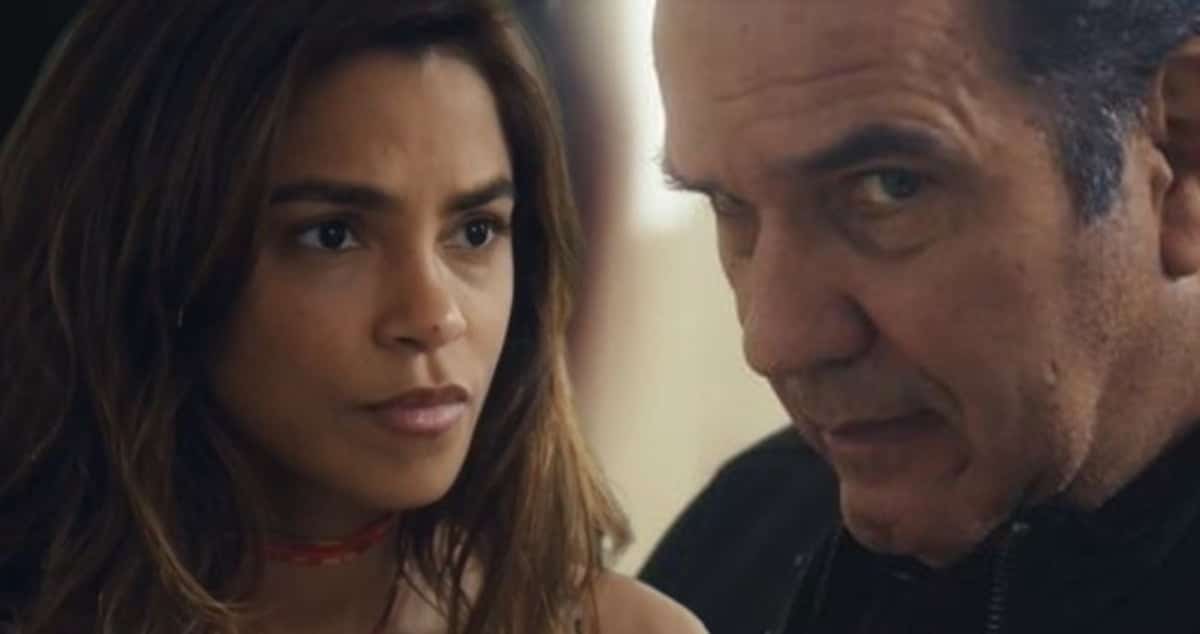 Brisa Brisa (Lucy Alves) e Guerra (Humberto Martins)