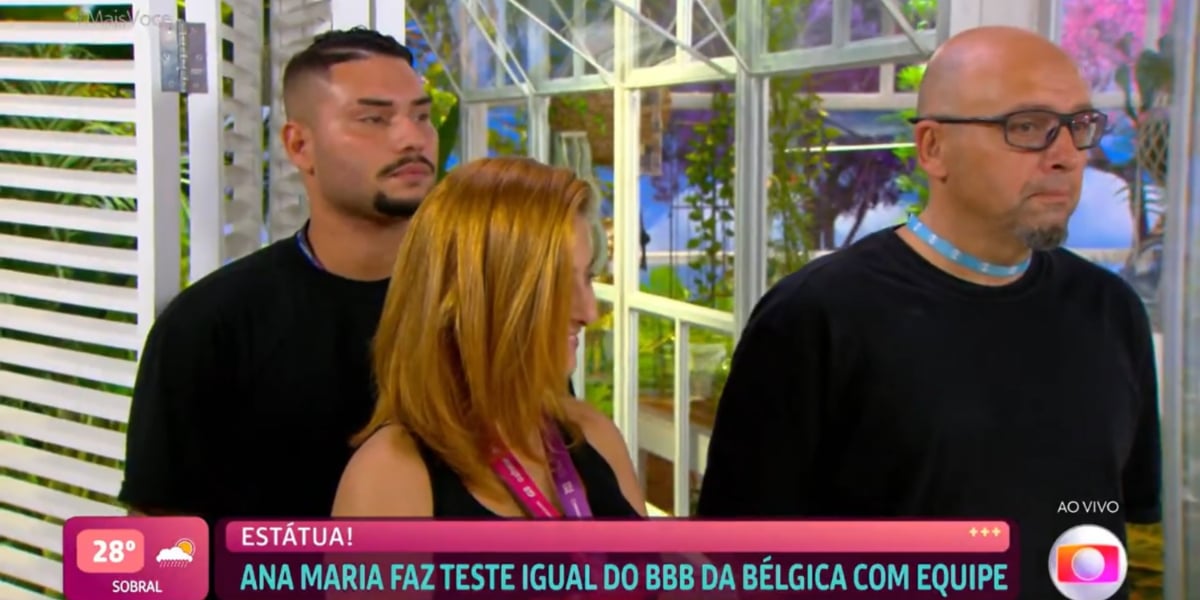 Ana Maria dá bronca ao vivo em funcionário no Mais Você (Imagem Reprodução Globo)