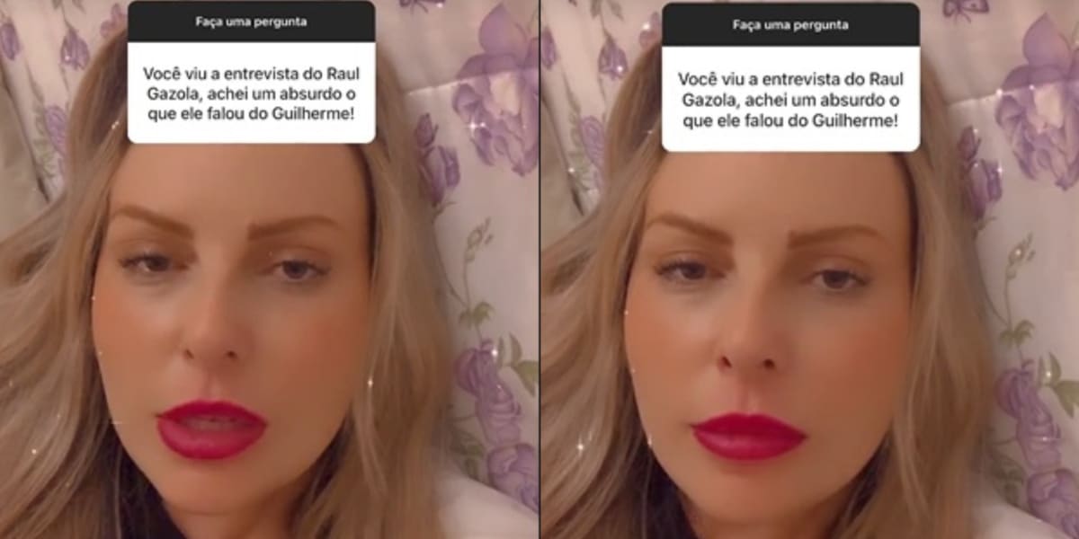 Juliana Lacerda, viúva de Guilherme de Pádua, fala sobre Raul Gazolla (Imagem Reprodução Instagram)