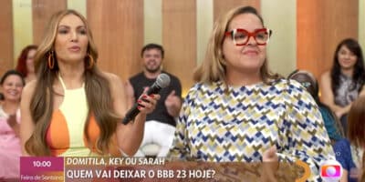 No Encontro, mulher da plateia surpreendeu Patrícia Poeta ao falar sobre BBB23 (Imagem Reprodução Globo)
