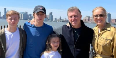 Luciano Huck, Angélica, Joaquim, Benício e Eva (Imagem Reprodução Internet)