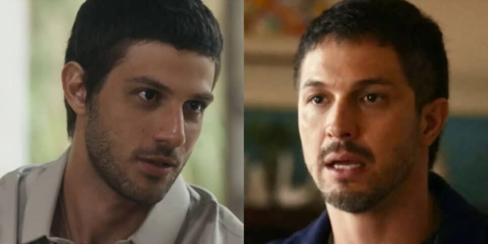 Ari e Oto discutem na trama da Globo (Foto: Reprodução)