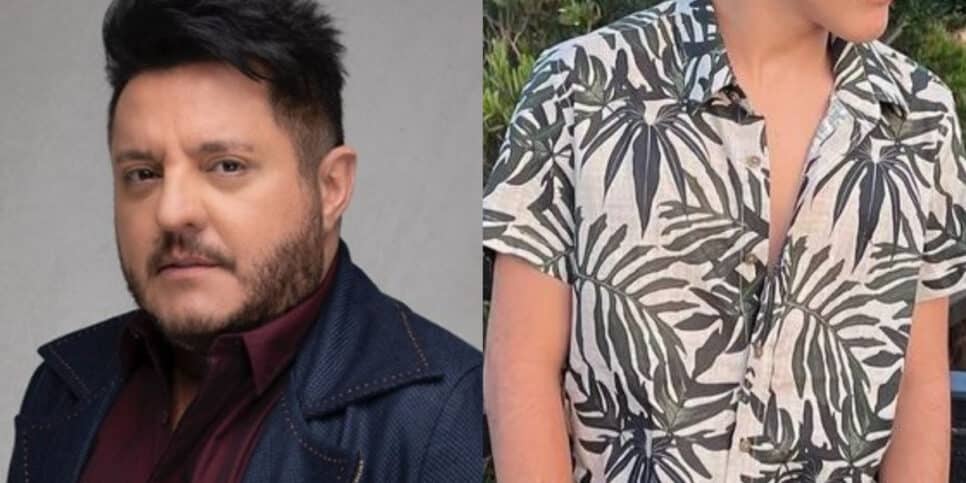 Bruno tem filho adolescente muito lindo (Imagem: Montagem/Aaron Tura TV)