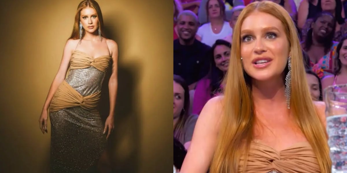 Look de Marina Ruy Barbosa vira alvo de críticas (Imagem Reprodução Globo/Instagram)