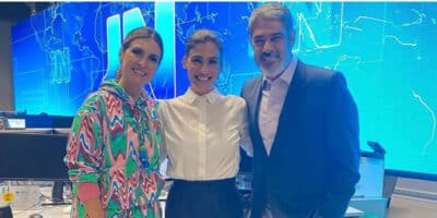 Imagem do post Fátima Bernardes retorna ao Jornal Nacional, mas Bonner rouba a cena e se destaca nos comentários da web