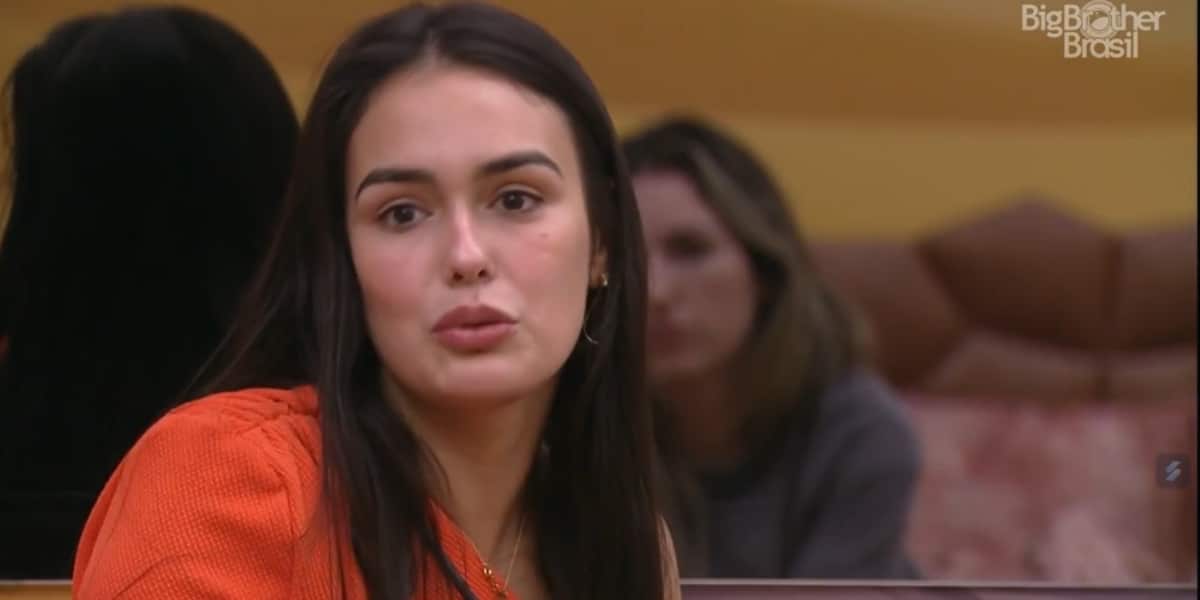 BBB23: Larissa cinta decepção com Domitila (Imagem Reprodução Globo)