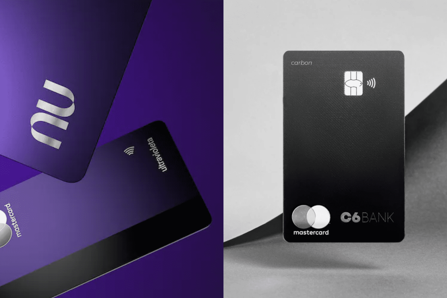 Nubank e C6 Bank facilita crédito no cartão para os seus clientes (Imagem: Montagem)