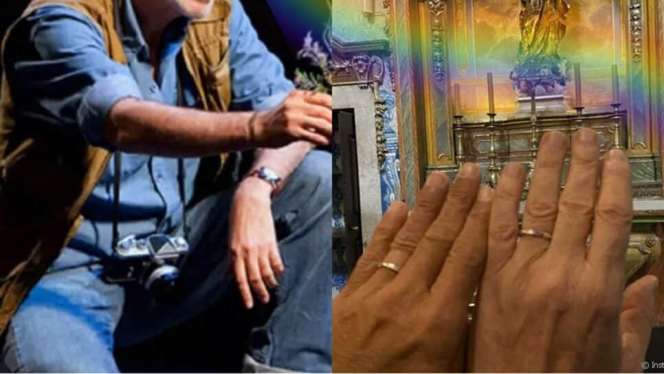 Ator casou com rapaz aos 70